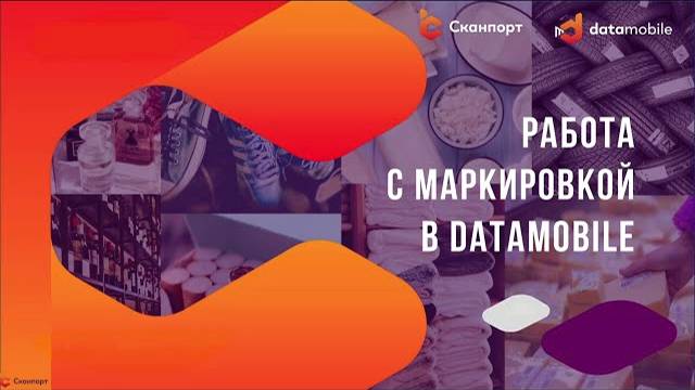 Работа с маркировкой в DataMobile смотреть онлайн