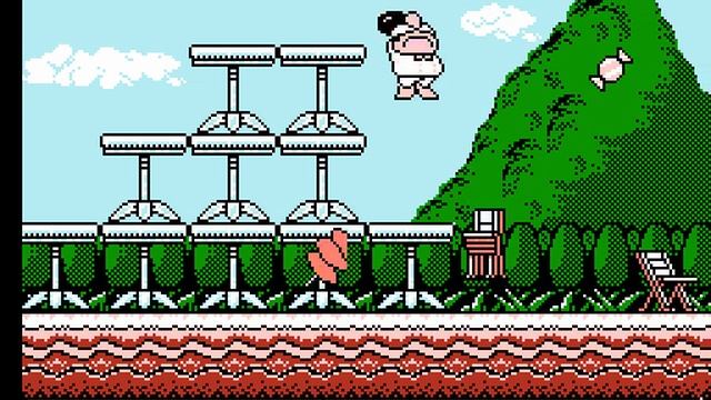 Panic Restaurant (NES) полное прохождение смотреть онлайн