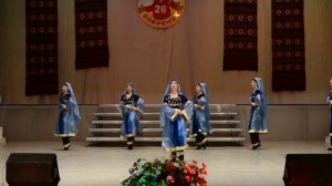 «Танец дагестанских девушек». Заслуженный любительский коллектив РБ ансамбль танца «Юность»