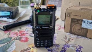 Quansheng UV-K5 и Quansheng UV-K5(8) приём SATCOM на антенну "резинка" и два креста