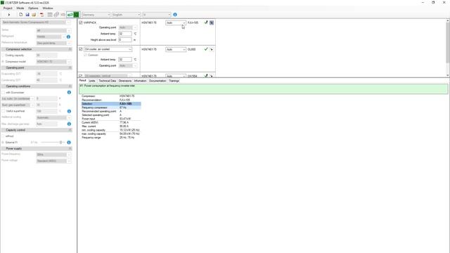 BITZER Software: Semi-hermetic Screws And VARIPACK