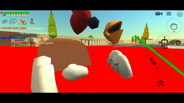 Scary Chicken faces ?? in chicken gun | chicken gun scary смотреть онлайн
