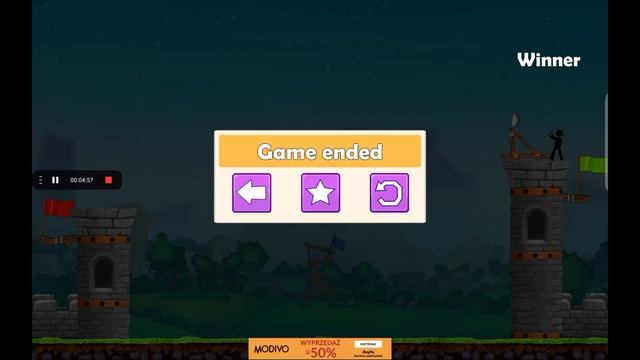 The Catapult | Атака против стикмена | 2 игрока смотреть онлайн