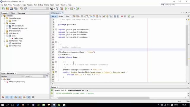 Criando WebService SOAP (Serviço) em Java смотреть онлайн