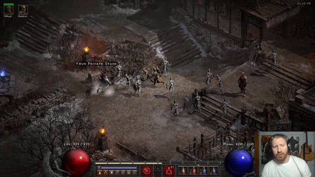 Diablo 2 Resurrected - NEW NECRO (I LOVE TO GAMBLE!!) смотреть онлайн