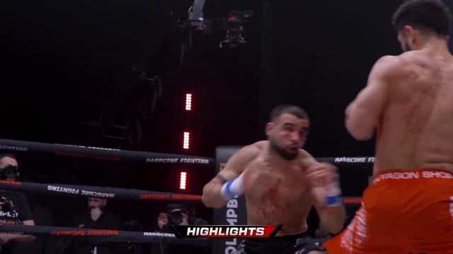Стоячий ногдаун! Лицо в хлам! Мамба vs Мигран Енокян Hardcore Fighting! смотреть онлайн