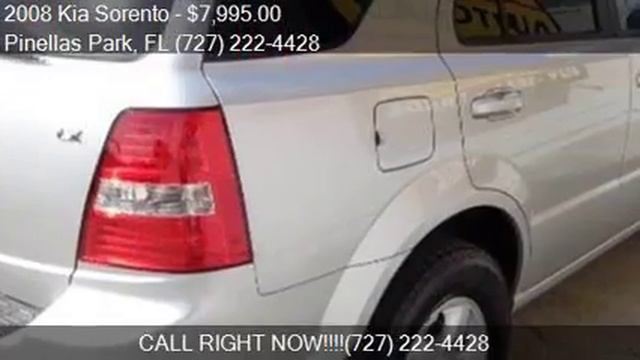 2008 Kia Sorento Base 4dr SUV for sale in Pinellas Park, FL смотреть онлайн