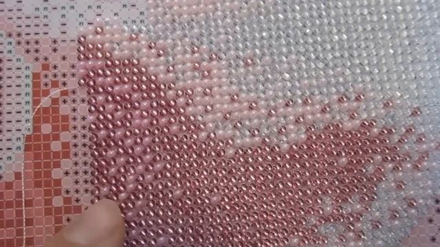 Вышивка бисером. Барвиста вышиванка «Нежные Орхидеи». Отчет 1 . смотреть онлайн