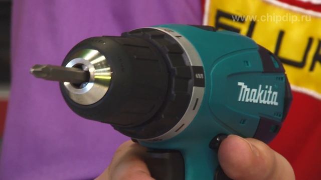 Makita. Аккумуляторная Дрель-шуруповерт 6281DWPE смотреть онлайн