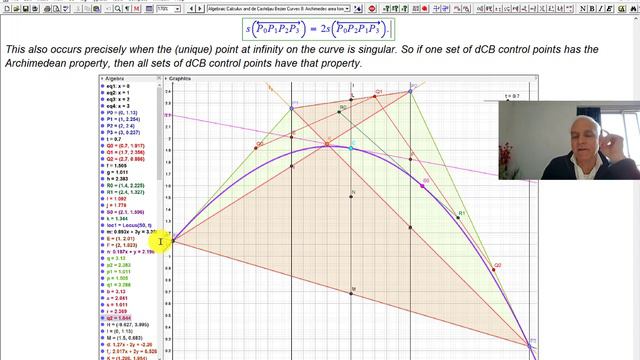 Algebraic Calculus and dCB curves 8: Archimedes' area formula for a class of dCB cubics | Wild Egg смотреть онлайн