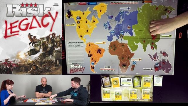 Let's Play Risk Legacy Game 5 - A board game play through смотреть онлайн