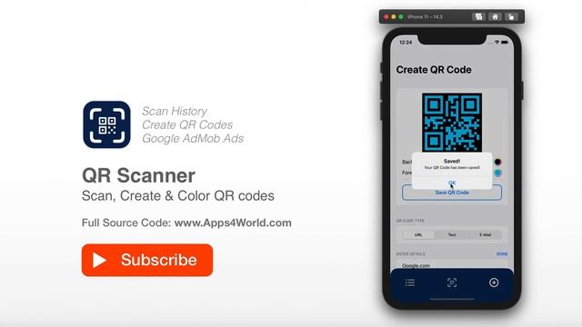 QR Scanner - SwiftUI, Xcode iOS app template | SwiftUI QR Code | Apps Making $1m in Revenue смотреть онлайн