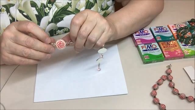 Полимерная глина. Бусы. Серьги. Браслеты.