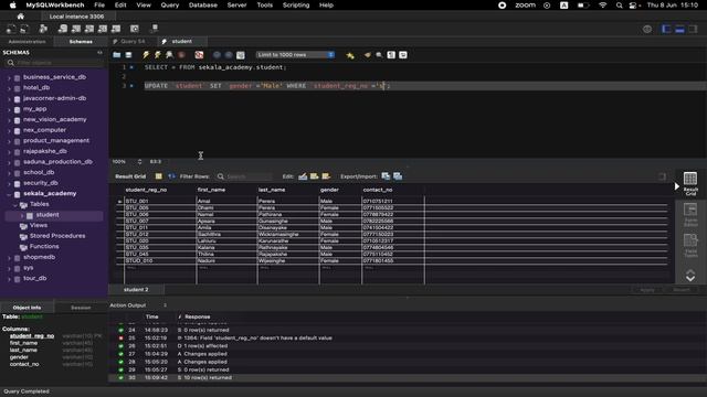 Database Task 06 | Write an Update Query Statement | 1st Year | Java Institute | Theshan Weerakkody смотреть онлайн