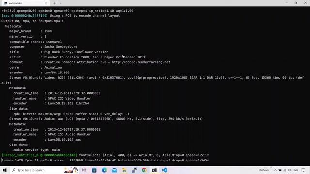 Video subtitles using FFMPEG смотреть онлайн