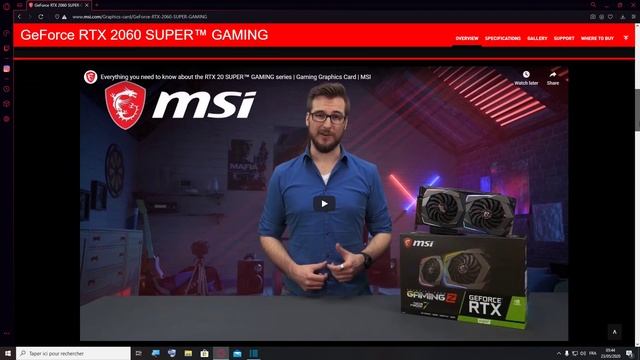 MSI GEFORCE RTX 2060 SUPER GAMING || FPS & TEMP TEST смотреть онлайн