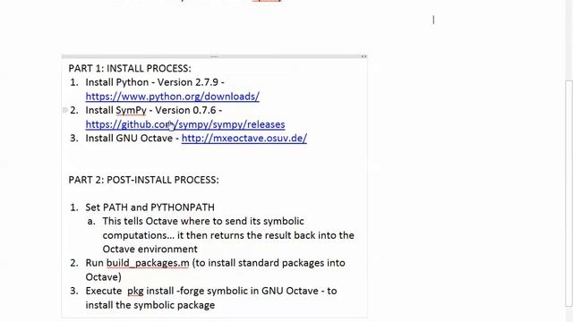 Installing GNU Octave on PC with the Symbolic Package - Part 1 of 2 смотреть онлайн