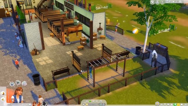 MY SIM WANTS TO BE A HORSE TRAINER ? | Sims 4 Horse Ranch Gameplay смотреть онлайн