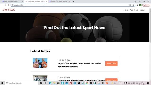 Build a Sports News Blog Website using NEXT JS and Strapi CMS in 7 hour | NEXT JS News Blog Website смотреть онлайн