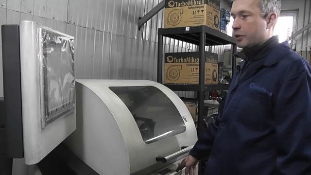 Балансировка вала турбины на стенде SCHENCK TB Comfort 820 смотреть онлайн