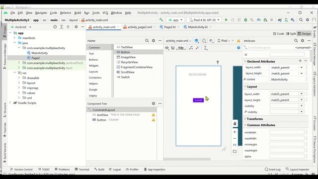 android studio button onclick new activity. KOTLIN Based смотреть онлайн