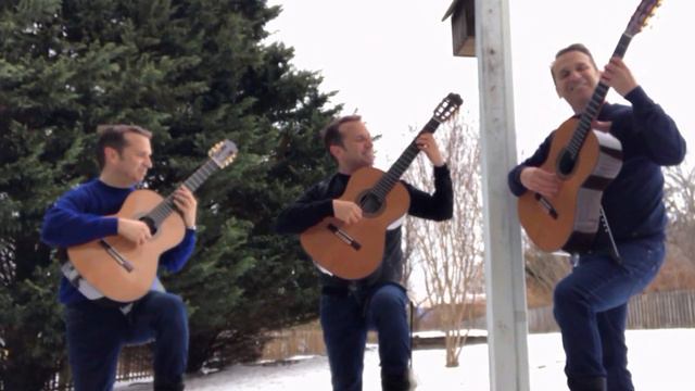 Jingle Bells For Three Guitars - Guitar Harmonics