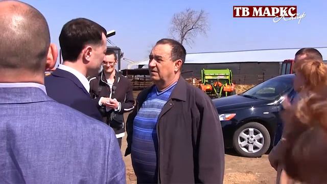 Рабочая поездка Дмитрия Романова в село Бородаевка Эфир от 14 04 2017