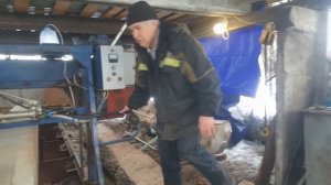 Учимся пилить большое дерево , на пилораме АВАНГАРД   80