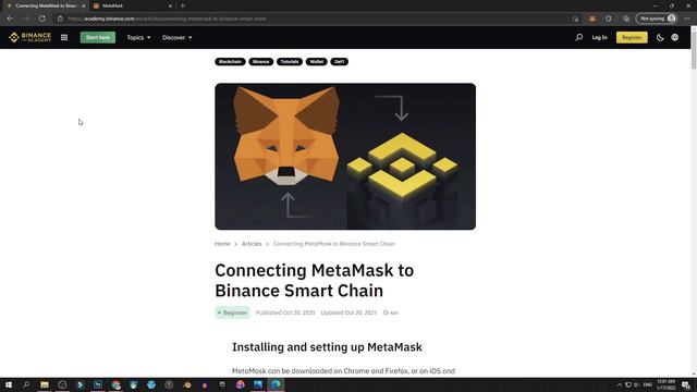How to Set up Binance Smart Chain Network on Your MetaMask Wallet under 5 minutes смотреть онлайн