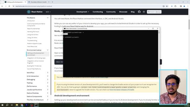 React Native Installation Setup without Expo (Windows) смотреть онлайн