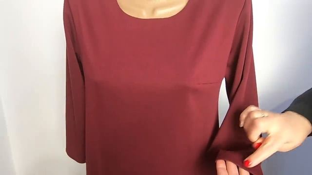 Платье А силуэта. Обзор готового изделия.mp4