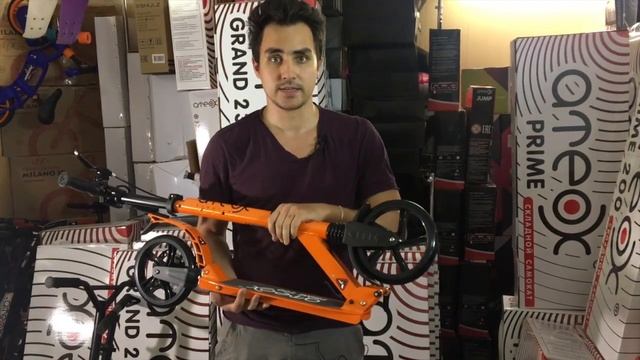 ОБЗОР САМОКАТА ATEOX PRIME 200 С РУЧНЫМ ДИСКОВЫМ ТОРМОЗОМ смотреть онлайн