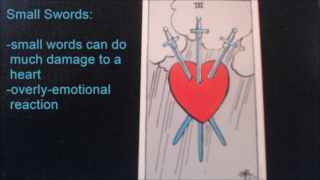 3 of Swords: Symbols of the Rider Waite Smith Tarot; tarot lesson by Abheda Greene смотреть онлайн