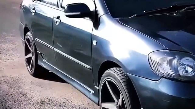 Toyota Corolla Saloon 2008 Blue Modified смотреть онлайн