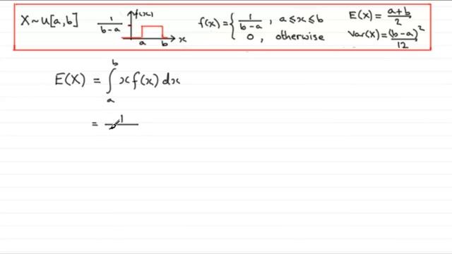 E(X) proof for Uniform Distribution : ExamSolutions Maths Tutorials смотреть онлайн