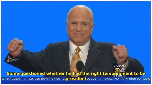 A life of courage, politics came down to 1 vote for McCain смотреть онлайн