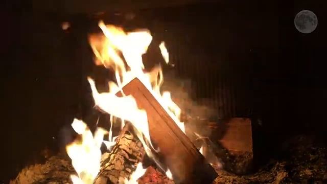 Night calm | Relax | Целый час у Камина | Костер | Огонь | Расслабляющие звуки для медитации сна смотреть онлайн