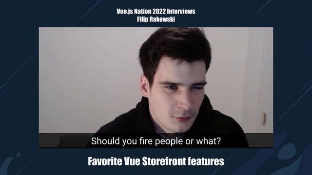 Favorite Vue Storefront features (concepts) by Filip Rakowski: Vue.js Nation 2022 смотреть онлайн