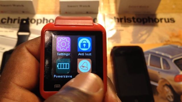 U8 smart watch BT notifier for IPhone IOS to sync and connect devices. смотреть онлайн
