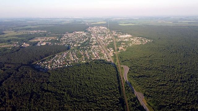 Вечерний полет от Нарышкино до западной развязки объездной дороги 27 июня 2022 год.