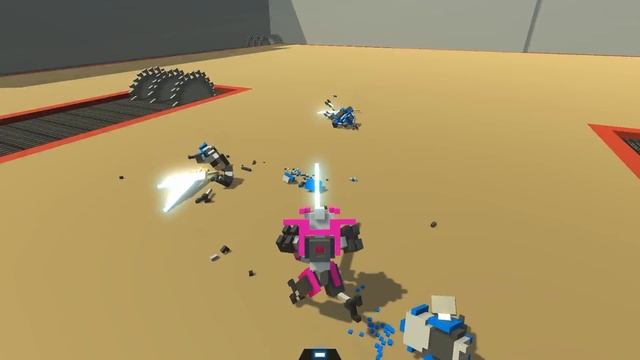 Игра про БИТВУ РОБОТОВ клонов на АРЕНЕ как Minecraft Clone Drone in the Danger Zone смотреть онлайн