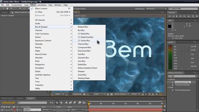Как сделать титры интро в Adobe After Effects [ae Tutorial-3]