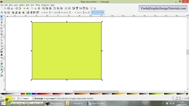 Inkscape Tutorial: How to Quickly Remove the Stroke from an Object смотреть онлайн