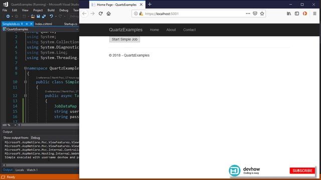 Quartz.net Part 4 - Job Parameters смотреть онлайн