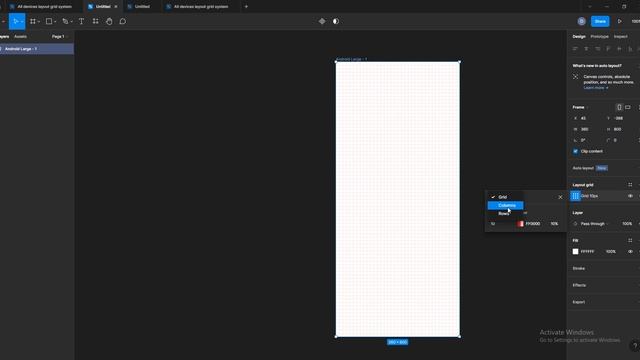 Set up Figma Layout and Grids | Figma Tutorials | Malayalam | Part 5 смотреть онлайн