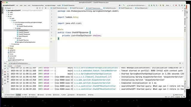 Integrate ChatGPT with Spring Boot: Step-by-Step смотреть онлайн