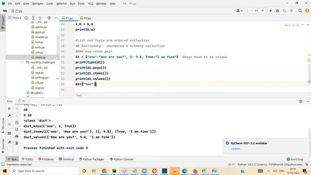 Python tutorial Collections - Tuple Dictionary Set смотреть онлайн