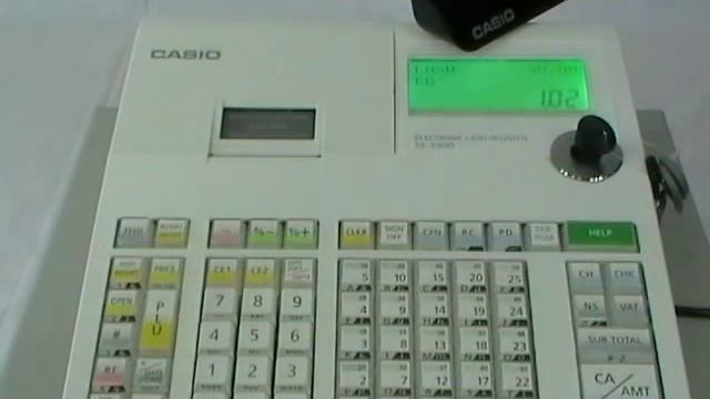 Casio SE-S300 how to do a basic transaction. смотреть онлайн