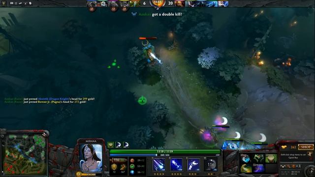 Dota 2 - Mirana Beyond GODLIKE ! смотреть онлайн