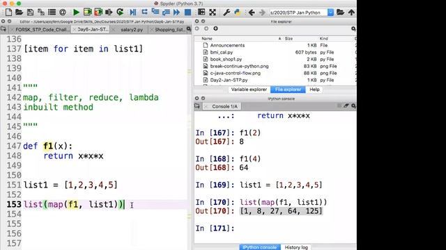 Day - 6 | Python Programming for RTU and BTU Students: List Comprehension, Map, Filter and Reduce смотреть онлайн